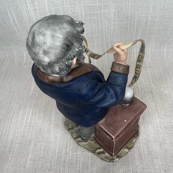 Vintage 60s Pucci Bisque Porcelain Figurine The Tycoon Japanese Capodimonte 3464 - Picture 12 of 15